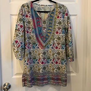 Floral Boho Tunic